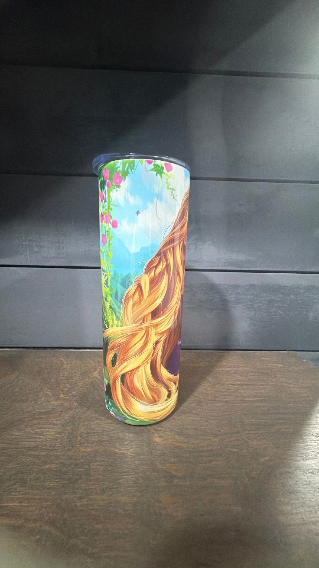Rapunzal inspired tumbler