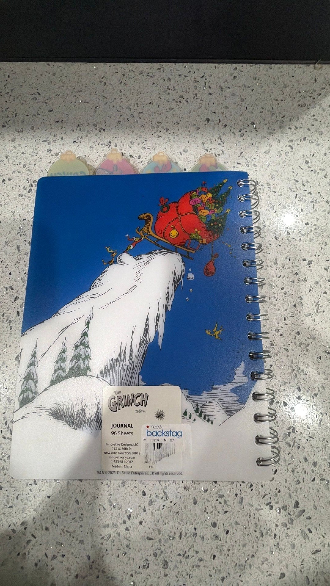 Grinch journal NWT