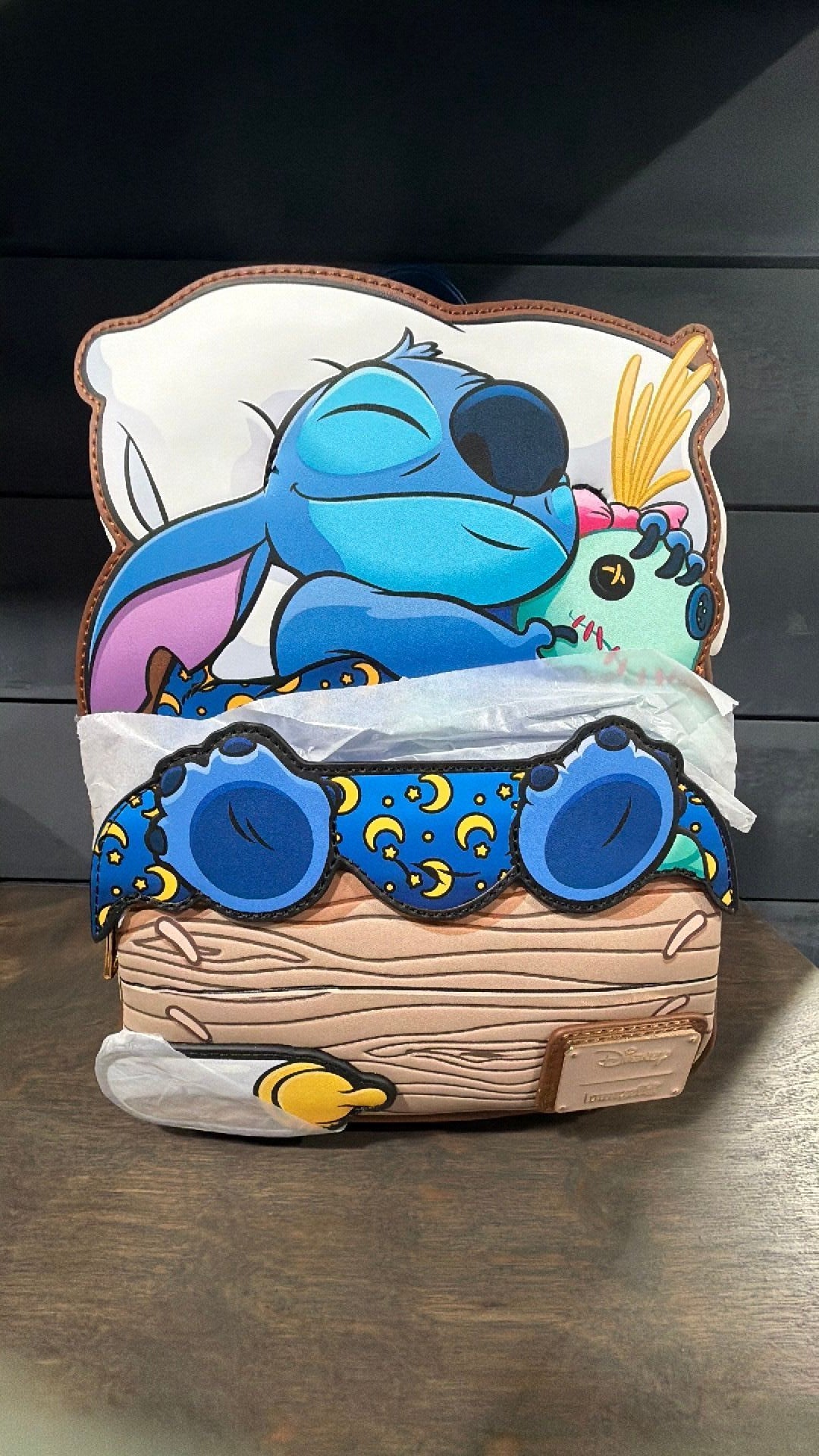 Stitch bedtime backpack NWT