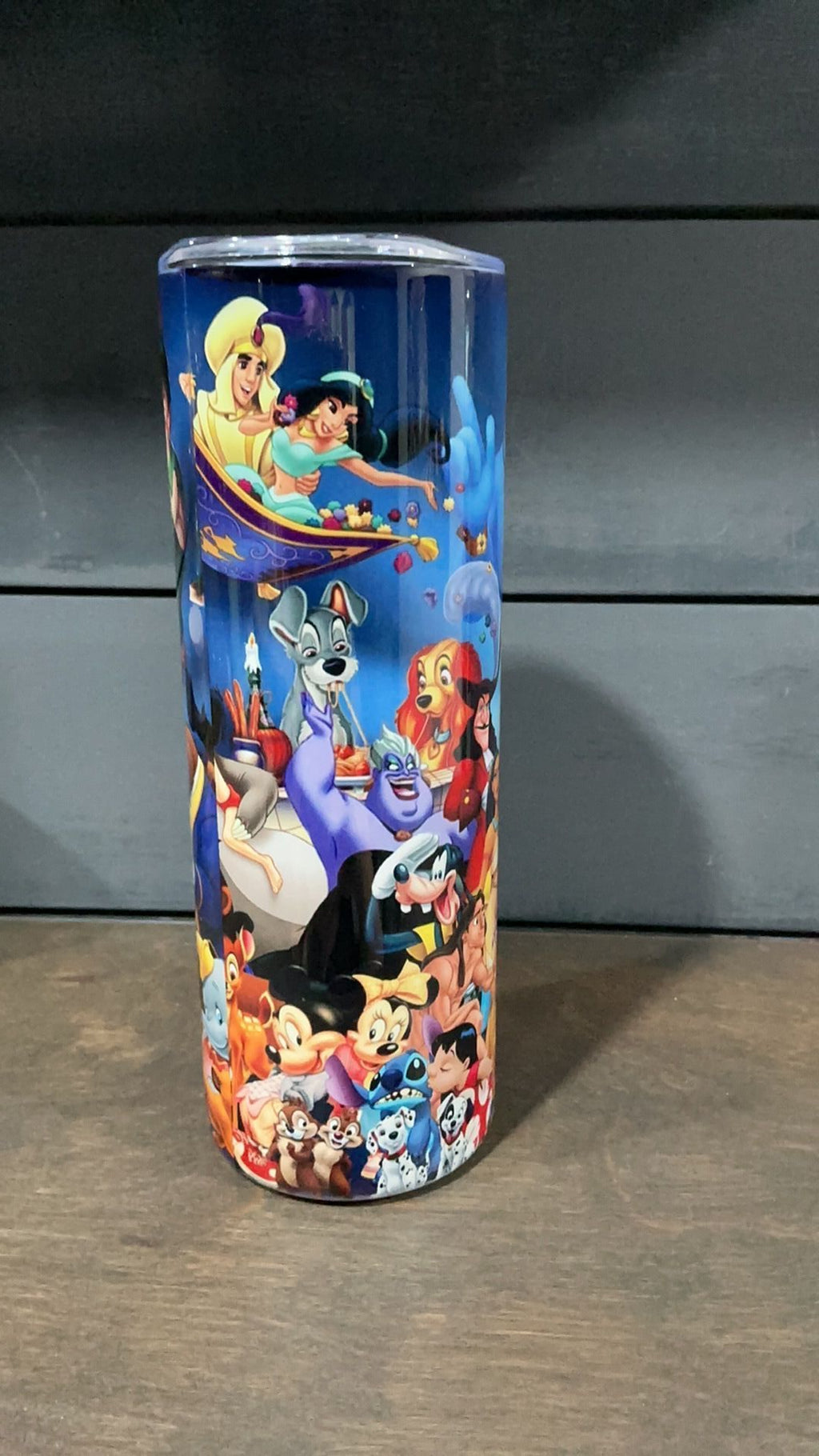 All Disney characters inspired tumbler