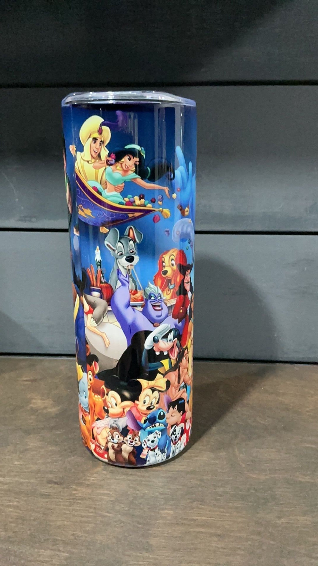 All Disney characters inspired tumbler