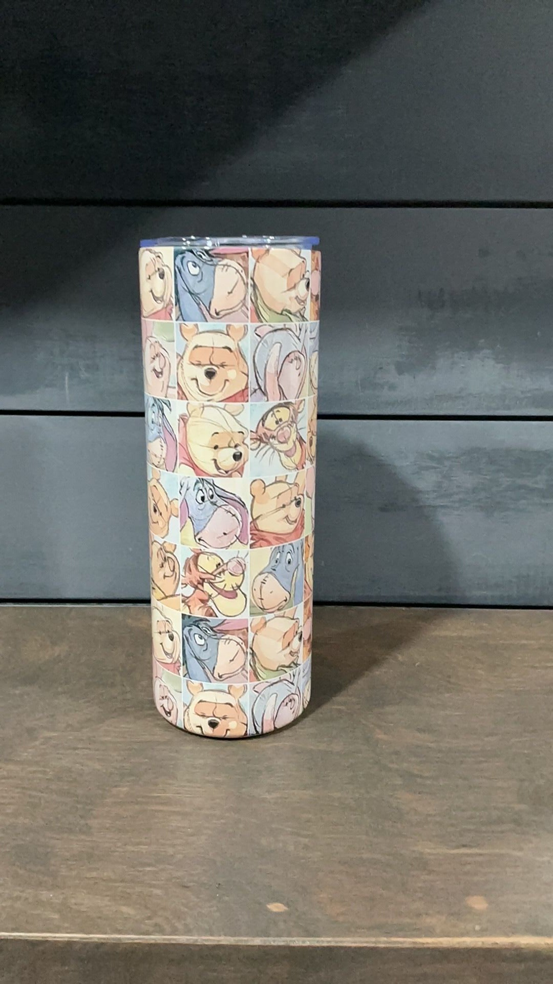 Winnie the Pooh and friends inspired tumbler