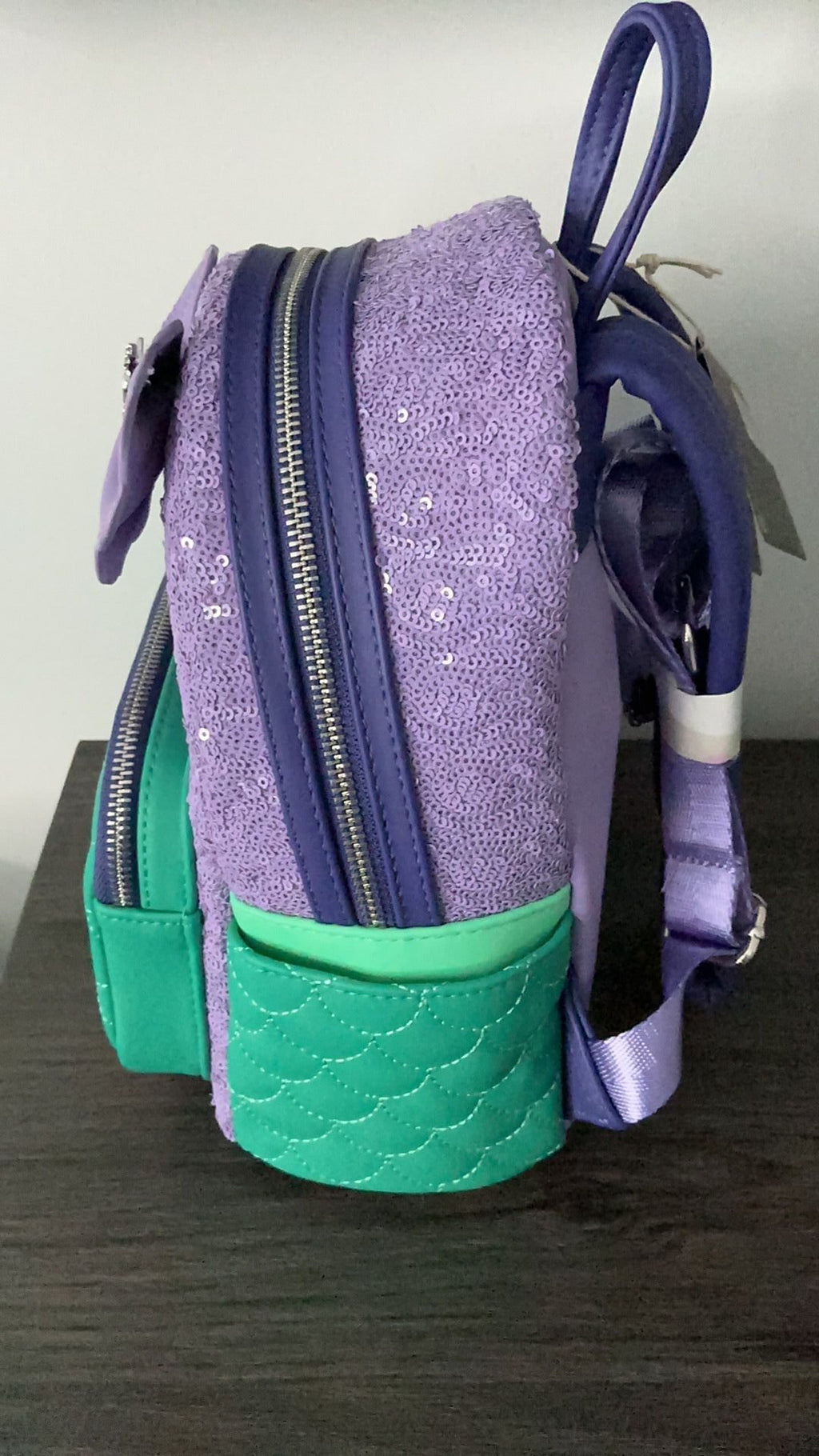 Loungefly Disney NWT wallet and Little Mermaid Sequin Collection Ariel Mini Backpack
