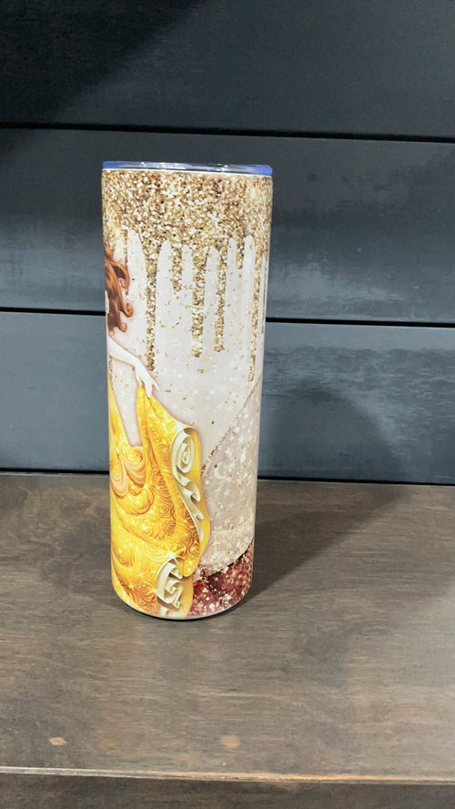 Belle inspired tumbler