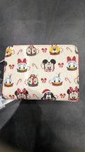 Loungefly Disney Hot Cocoa Mugs AOP Christmas Characters Zip Around Wallet