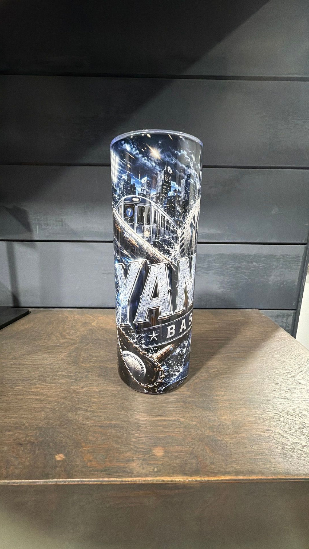 Yankees inspired tumbler