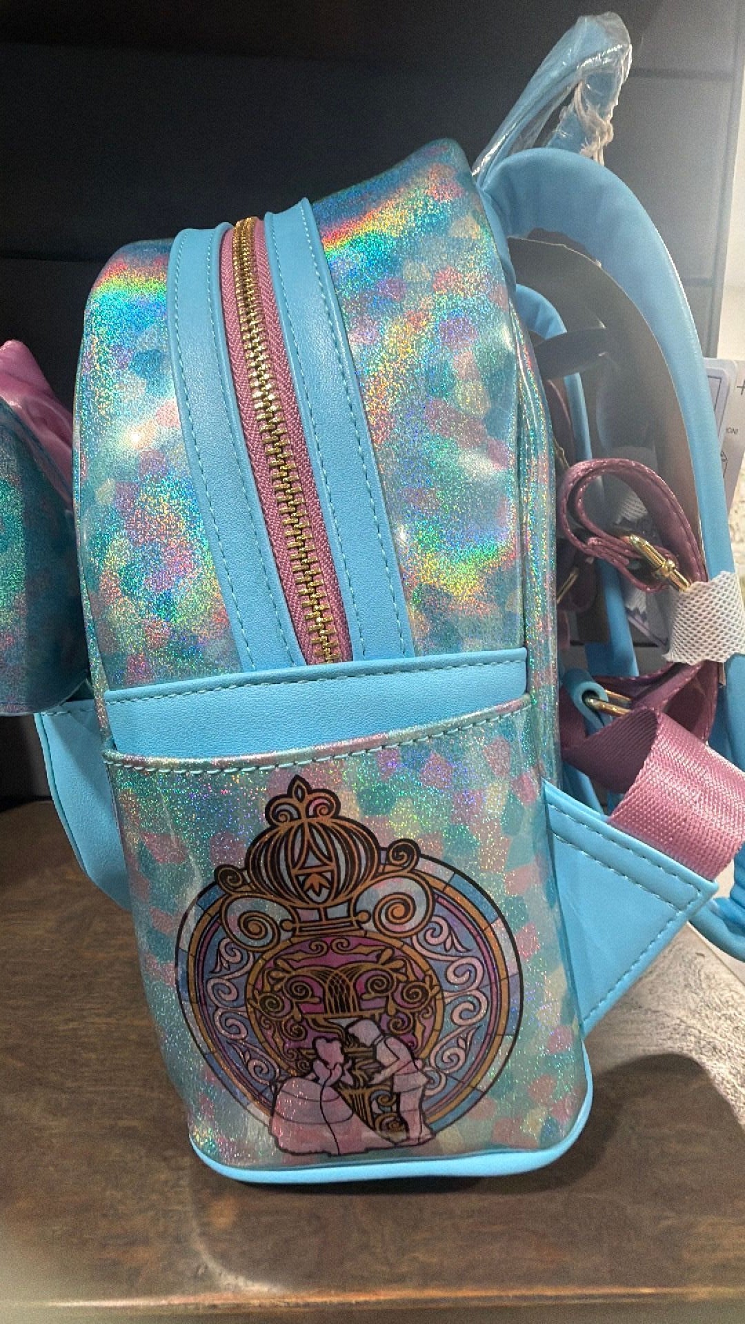 Loungefly EXCLUSIVE DROP: Disney Princess Stained Glass Collection Cinderella Mini Backpack With Ear Attachment - 1/30/26