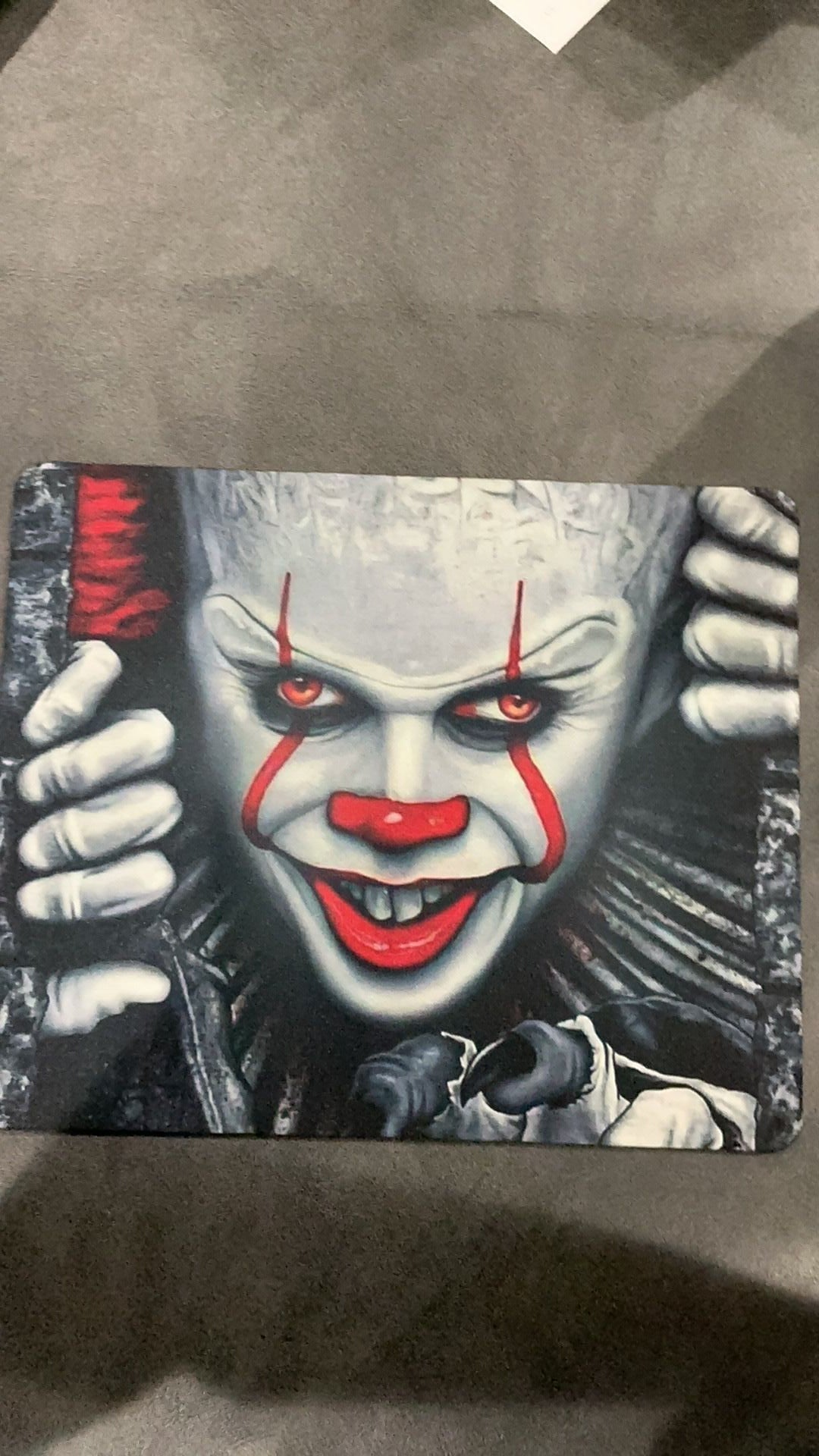 Pennywise inspired mouse pad