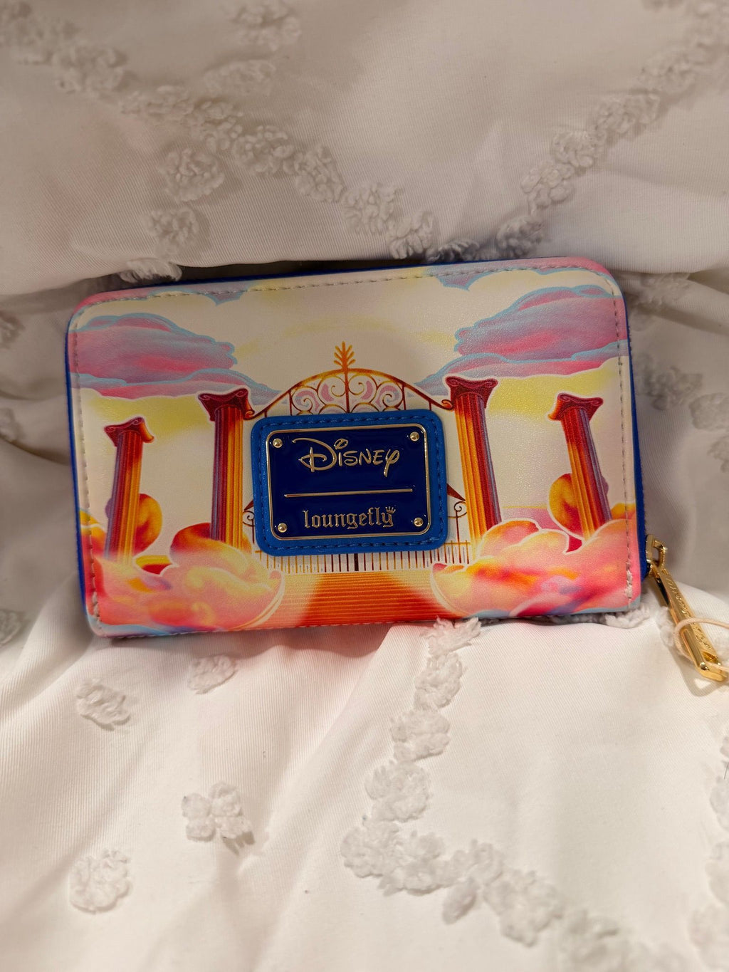 Disney Hercules Heaven Gates Loungefly Zip Wallet