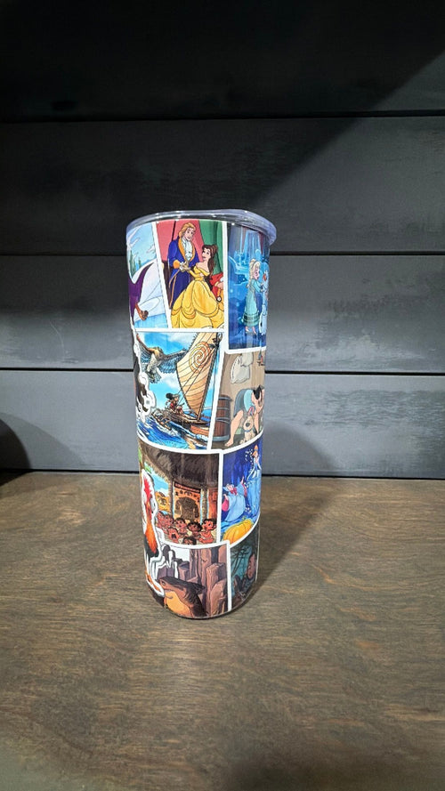 Disney character inspired tumbler
