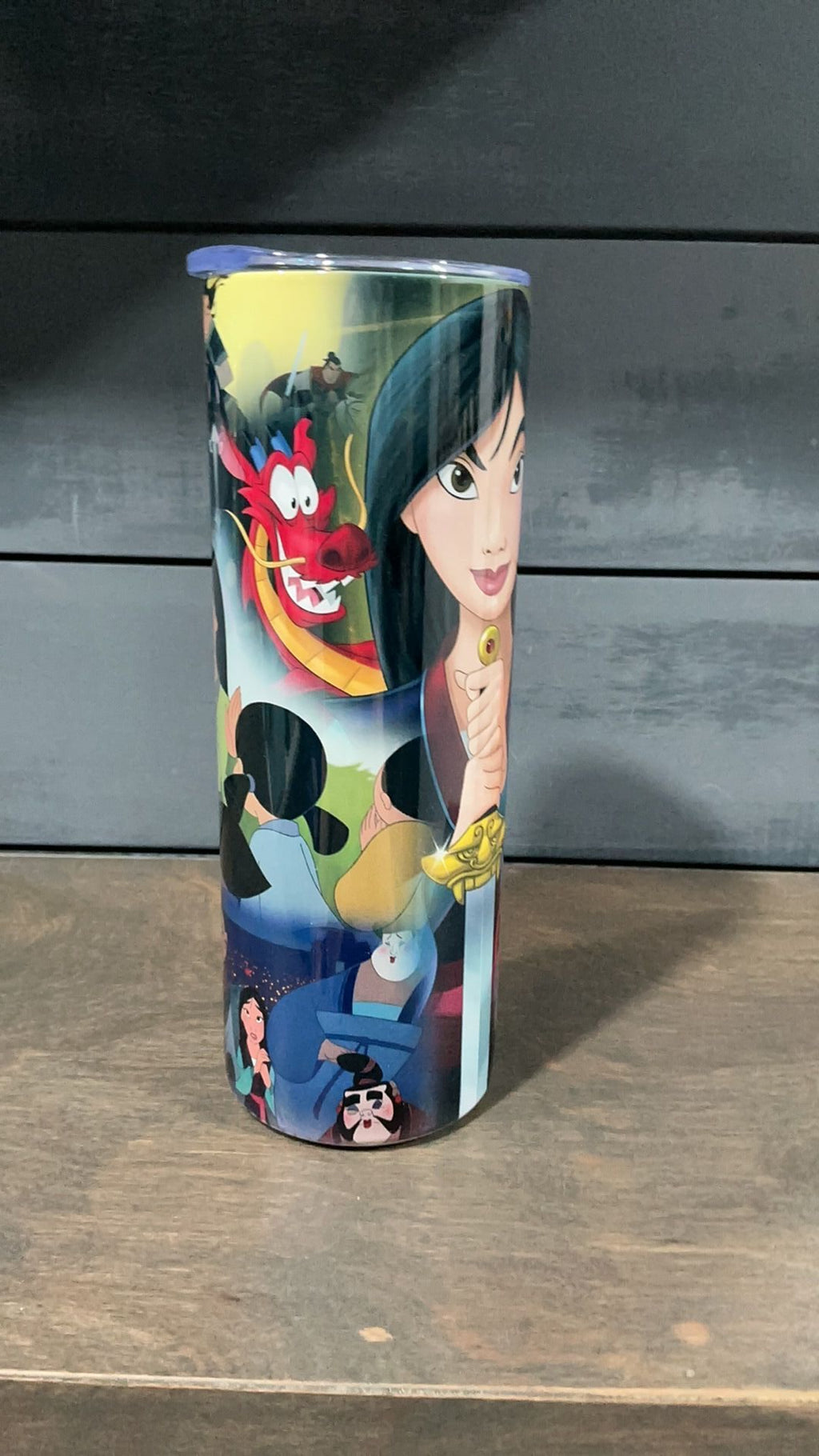 Mulan inspired tumbler