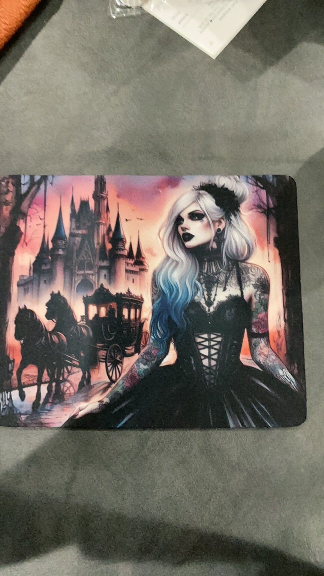Cinderella inspired mouse pad