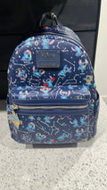 Loungefly NWT Disney Lilo & Stitch Zodiac Glow In The Dark All-Over Print Mini Backpack - 707 Street Exclusive