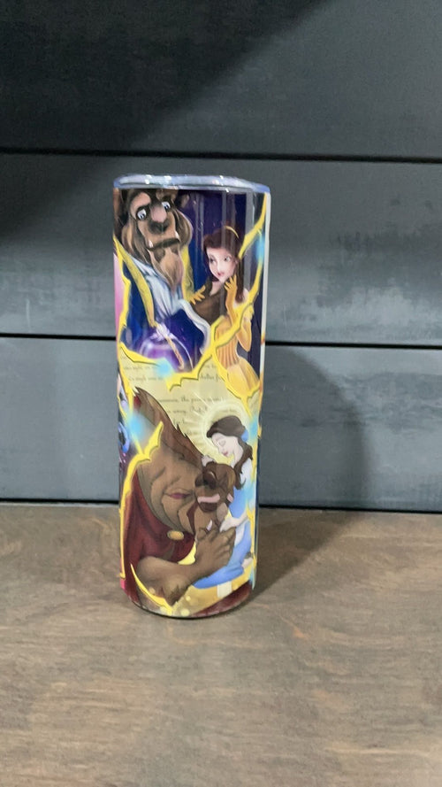 Belle inspired tumbler