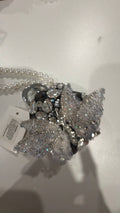 Black butterfly keychain