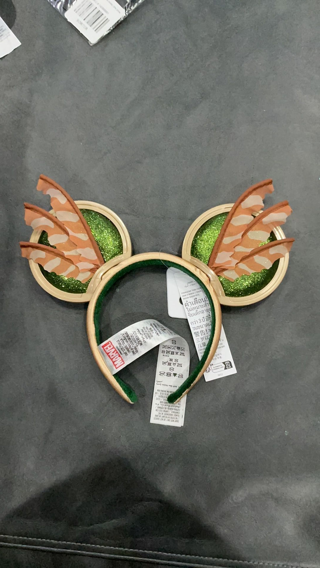 Black panther ears NWT