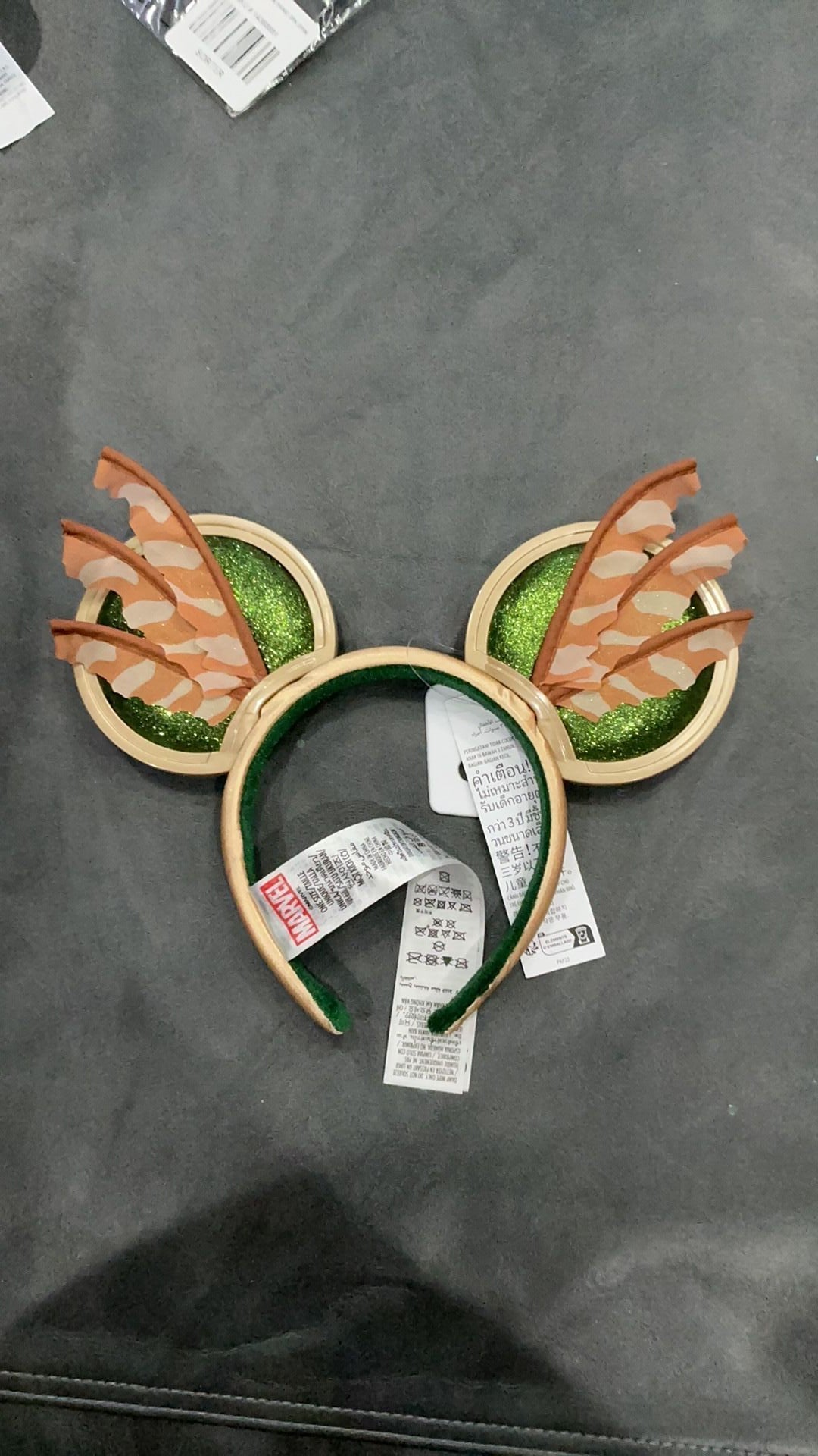 Black panther ears NWT