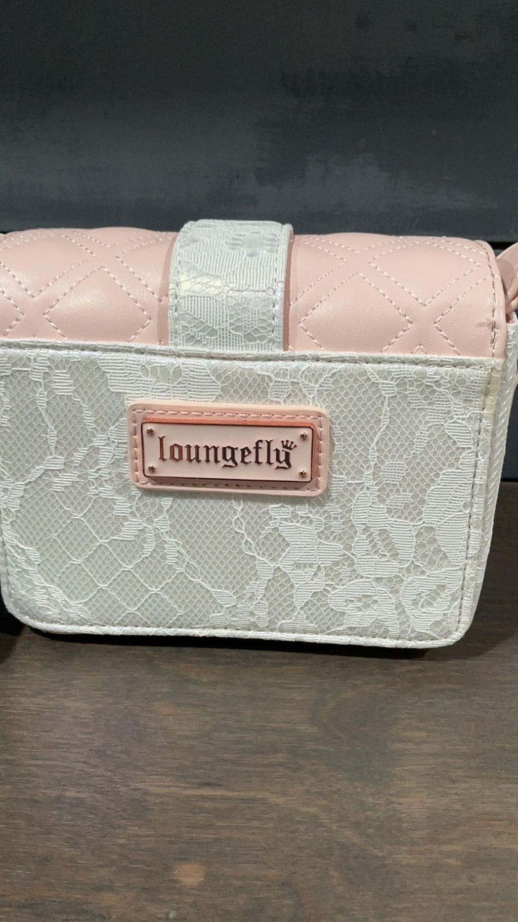 Loungefly - Heart Envelope Crossbody Bag With Bag Charm