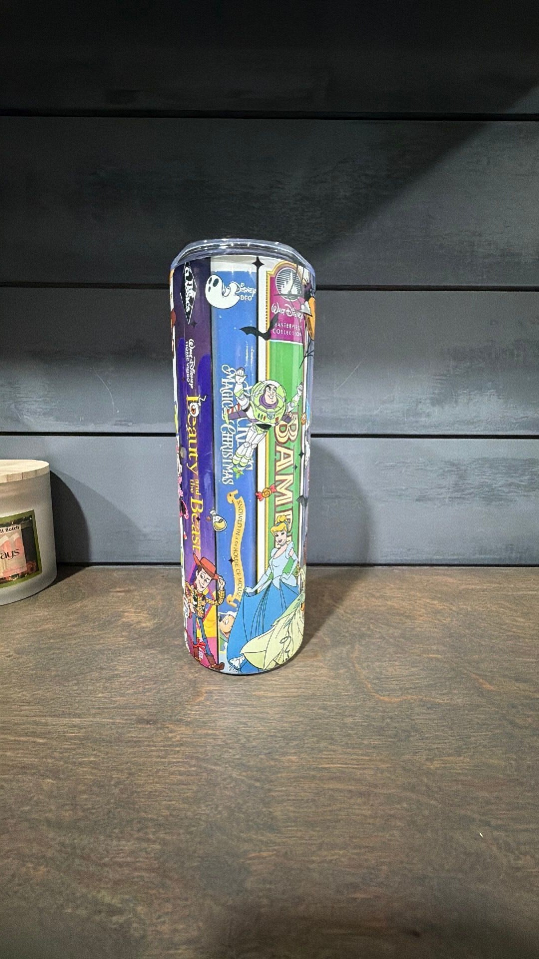 Disney books inspired tumbler