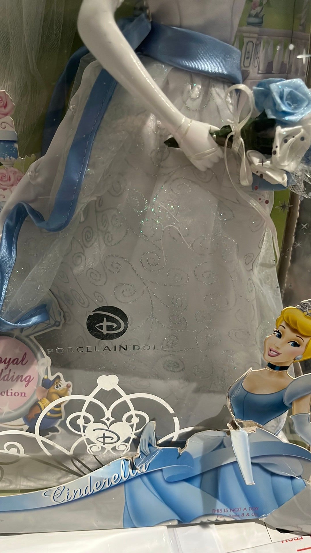 Cinderella porcelain doll new in box