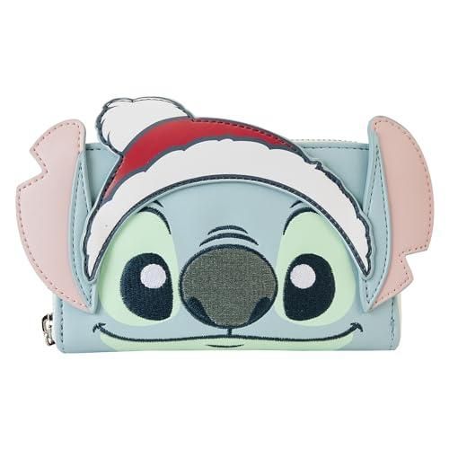 Loungefly NWT Disney Stitch Holiday Cosplay Zip Wallet
