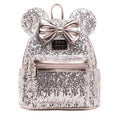 Loungefly NWT Disney Minnie Mouse Gray Sequin Backpack