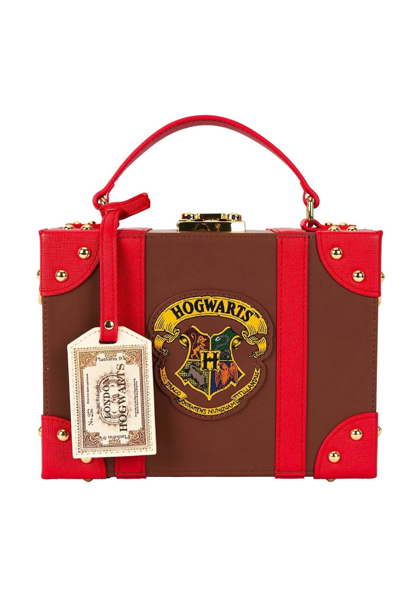 Loungefly NWT Hogwarts Express Luggage Crossbody Bag