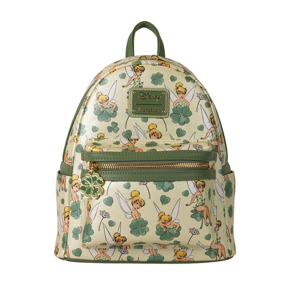 Loungefly NWT Disney Mini Backpack Tinker Bell 4-Leaf Clover