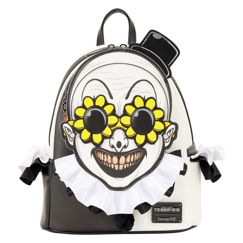 NWT Loungefly Terrifier Art The Clown Glow Mini Backpack - Exclusive