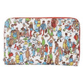 Loungefly NWT Zip Around Purse Wheres Waldo New Official Red