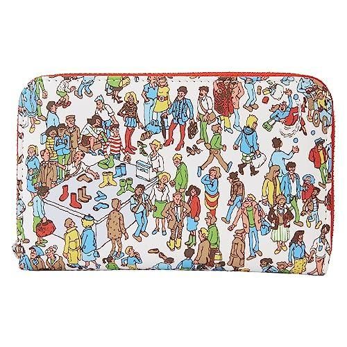 Loungefly NWT Zip Around Purse Wheres Waldo New Official Red