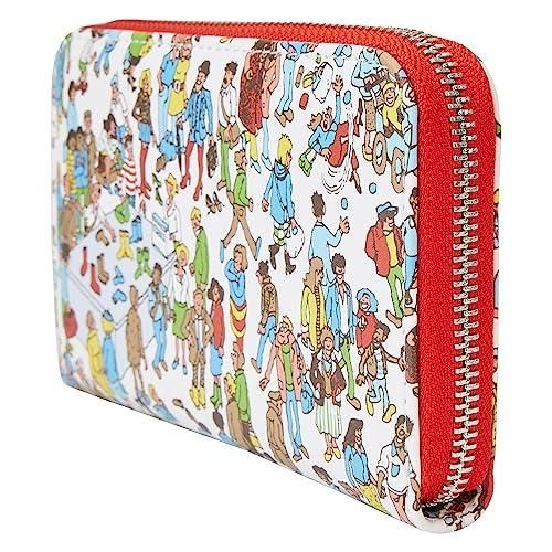 Loungefly NWT Zip Around Purse Wheres Waldo New Official Red