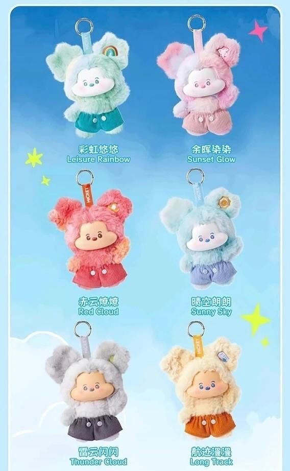Miniso Disney Mickey Head in the Clouds Vinyl Plush Single Blind Box