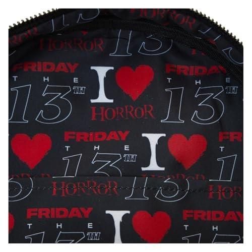 Loungefly Warner Brothers NWT Friday the 13th I Heart Horror Mini Backpack