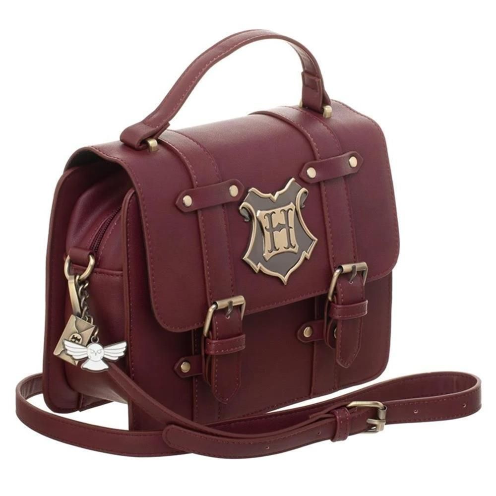 Harry Potter Hogwarts Satchel Handbag With Charms