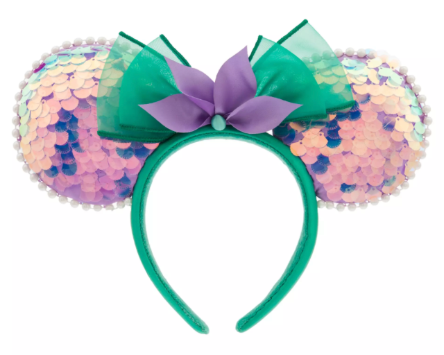 Disney Parks Ariel Ear Headband For Adults – The Little Mermaid New With Tag