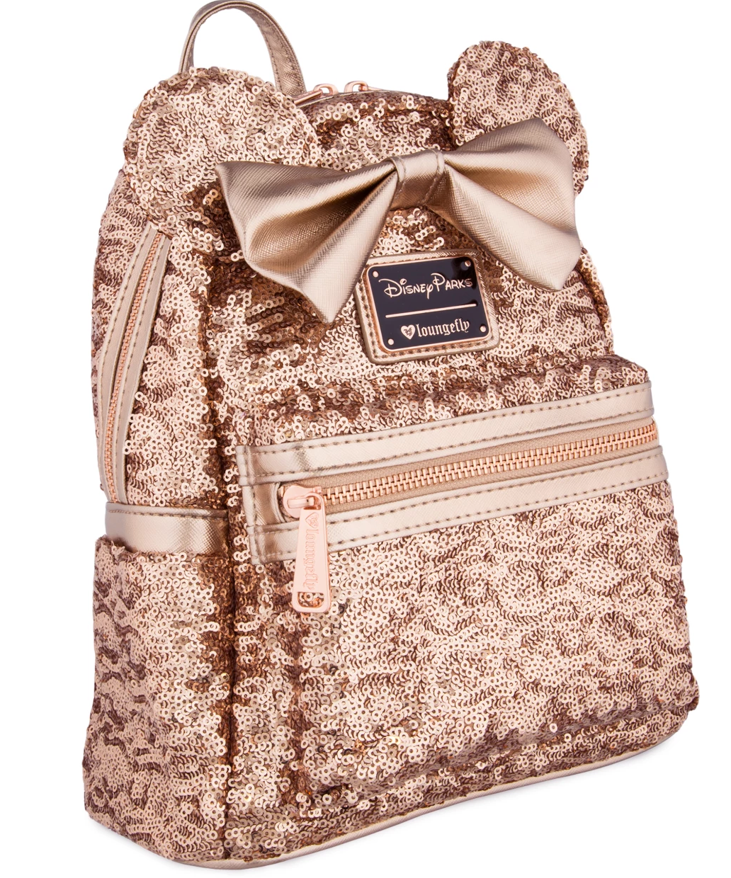 Disney Parks Minnie Mouse Sequined Mini Backpack By Loungefly