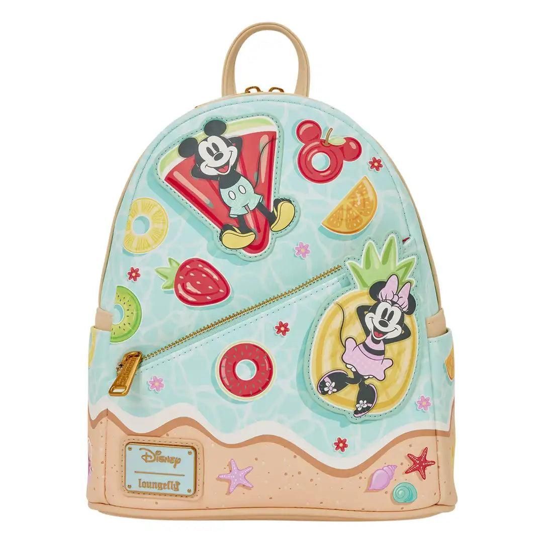 Loungefly Disney Mickey & Minnie Beach Fun Mini Backpack