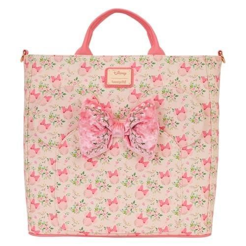 Loungefly Minnie Mouse Floral Convertible Backpack & Tote Bag