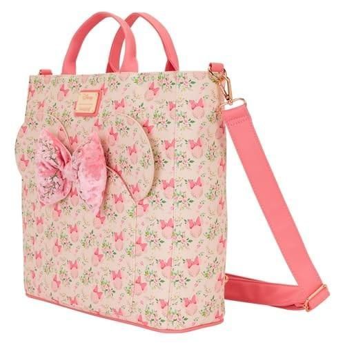 Loungefly Minnie Mouse Floral Convertible Backpack & Tote Bag