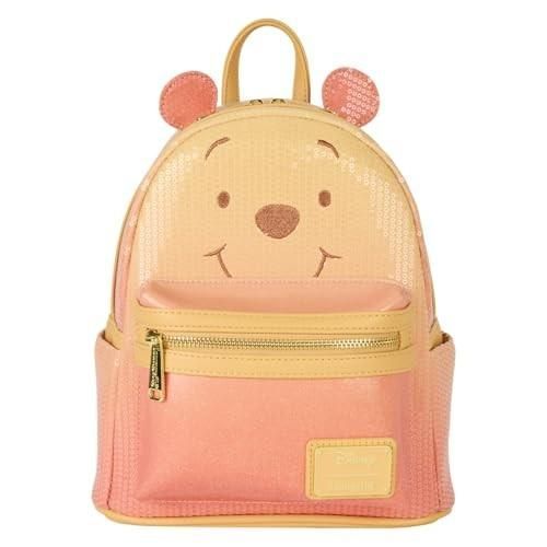 LoungeFly - Winnie the Pooh Sequin & Glitter Mini Backpack - Multicolored