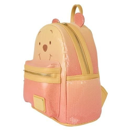 LoungeFly - Winnie the Pooh Sequin & Glitter Mini Backpack - Multicolored