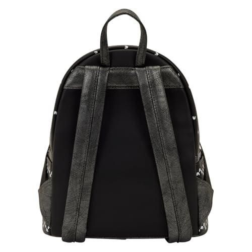 Loungefly Jack Skellington Reversible Sequins Mini Backpack - the Nigh, Black and Silver - Loungefly - Spirit Halloween