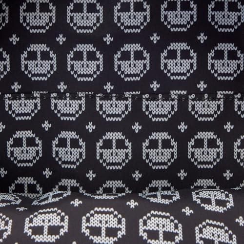 Loungefly Jack Skellington Reversible Sequins Mini Backpack - the Nigh, Black and Silver - Loungefly - Spirit Halloween