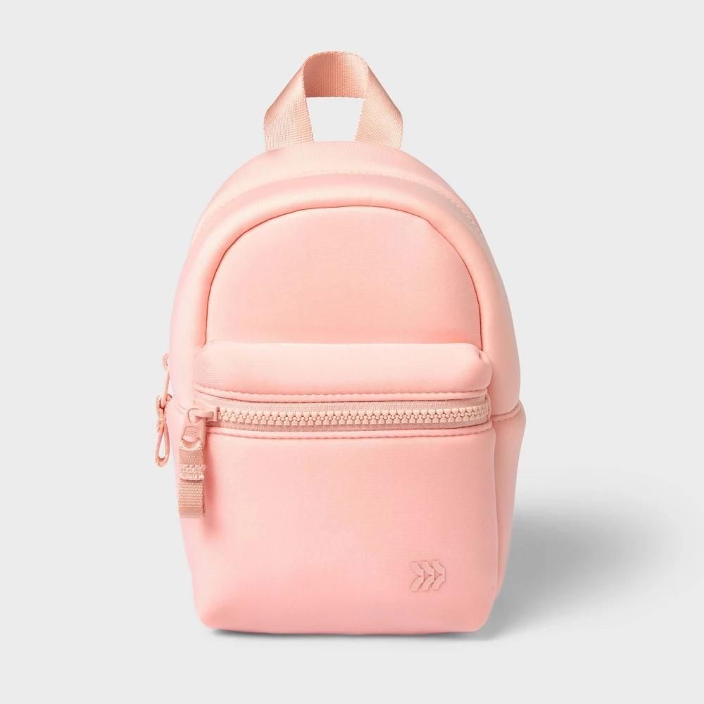 8.5" Neoprene Mini Backpack Blush - All in Motion™: Water-Resistant, Adjustable Strap
