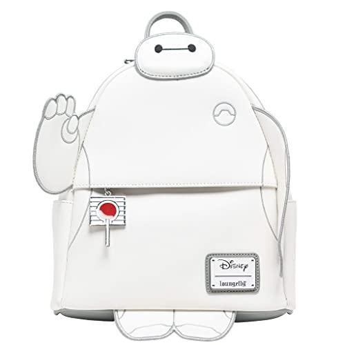 Loungefly Disney Glow in the Dark Talking Baymax Double Strap Shoulder Bag Purse, Multicolor, One Size