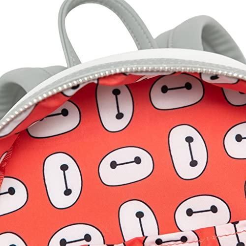 Loungefly Disney Glow in the Dark Talking Baymax Double Strap Shoulder Bag Purse, Multicolor, One Size
