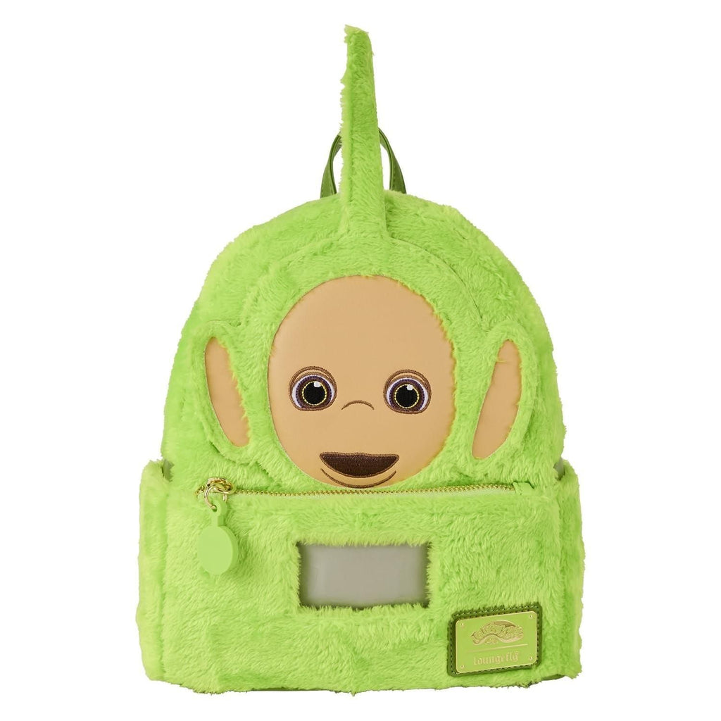 LOUNGEFLY, School Bags, Unisex, Green, ONE SIZE, Teletubbies Dipsy Plush Cosplay Light up Mini Backpack