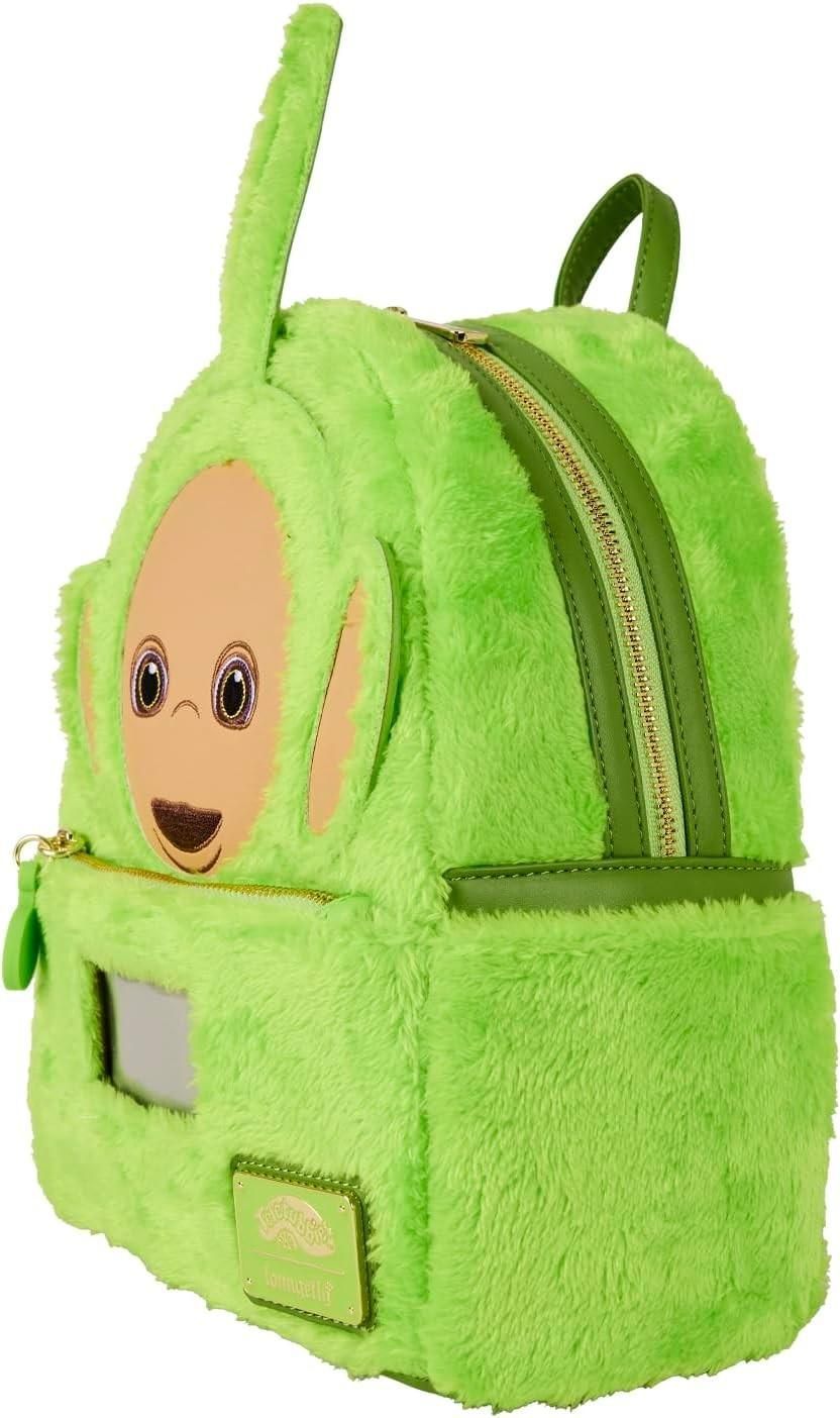 LOUNGEFLY, School Bags, Unisex, Green, ONE SIZE, Teletubbies Dipsy Plush Cosplay Light up Mini Backpack