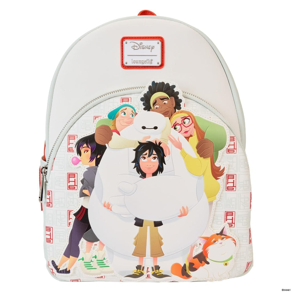 Loungefly Disney Big Hero 6 - 10th Anniversary Baymax Gang Mini Backpack
